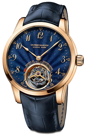 Ulysse Nardin Anchor Tourbillon Blue Enamel 1786-133 / E3 watches for sale